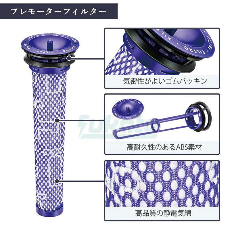 【即納】【レビュー特典あり】ダイソン 掃除機 V6 フィルター V6 シリーズ用 SV09 ...