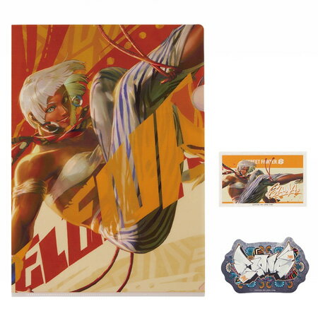 Collectibles - 一番くじ ストリートファイター6 H賞 クリアファイル＆ステッカー ELENA 単品 エレナ STREET FIGHTER 6 格闘ゲーム アニメ キャラ グッズ レア