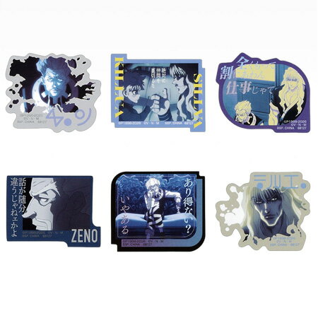 送料無料 一番くじ HUNTER×HUNTER ZAOLDYECK FAMILY J賞 ステッカーコレクション ゼノ 単品 ハンター×ハンター アニメ キャラ プライズ グッズ