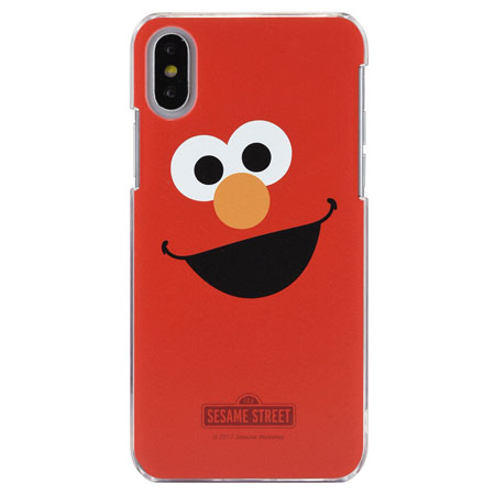 セサミストリート iPhone X/XS(5.8インチ) 対応 ハードケース エルモ フェイス ssm-53a グルマンディーズ 全品送料無料