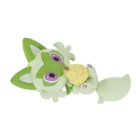 送料無料 ポケモン まんぷくぱくぱくマスコット3 ニャオハ 単品 ポケットモンスター ガチャ カプセル アニメ ゲーム キャラ グッズ 誕プレ レア フィギュア ご当地