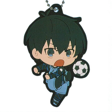 送料無料 ブルーロック ラバーキーチェーン 1 潔 世一 単品 いさぎよいち BLUELOCK ストラップ カプセル アニメ キャラ 誕プレ レア フィギュア ご当地