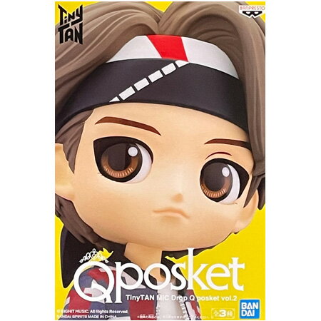 送料無料 TinyTAN MIC Drop Q posket vol.2 V 通常カラー 単品 (ヴィ) テテ BTS 防弾少年団 フィギュア qpos キューポスケット キューポス アニメ プライズ バンプレスト グッズ ストラップ 誕プレ 模型 おもちゃ