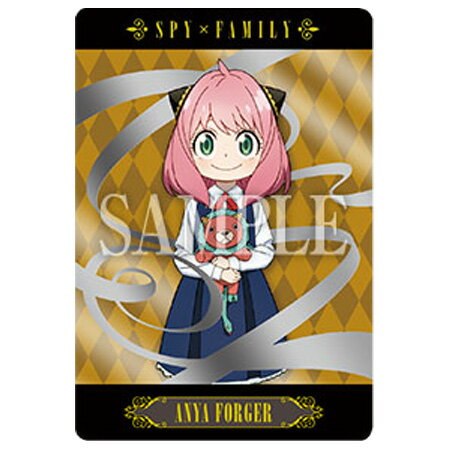 乐天商城 - 送料無料 SPY×FAMILY メタルカードコレクション パックver. No.8 ANYA FORGER 単品 アーニャ・フォージャー スパイファミリー グッズ ストラップ カプセル ガチャ 誕プレ レア フィギュア ご当地 食玩