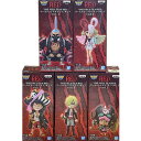 送料無料 ONE PIECE FILM RED ワールドコレクタブルフィギュア vol.1 全5種セット モンキー D ルフィ サンジ トニートニー チョッパー フランキー ウタ ワンピース フィルムレッド ワーコレ グッズ ストラップ カプセル 誕プレ