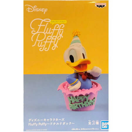 Rakuten - 送料無料 ディズニーキャラクターズ Fluffy Puffy ドナルドダック ドナルドダック Aカラーフィギュア アニメ プライズ バンプレスト グッズ 模型 おもちゃ