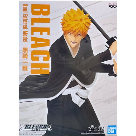 送料無料 BLEACH Soul Entered Model 黒崎一護 くろさき いちご フィギュア 単品 ブリーチ アニメ バンプレスト プライズ グッズ カプセル 誕プレ レア 模型 おもちゃ