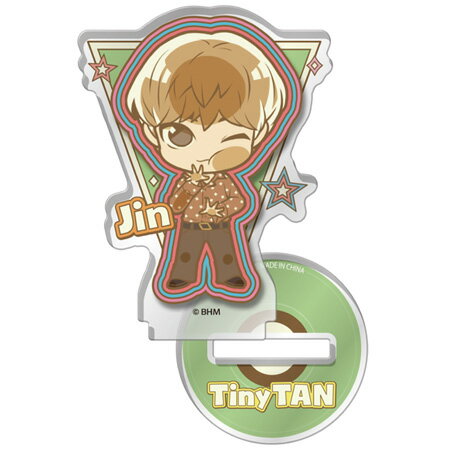 送料無料 ぴた！でふぉめ TinyTAN アクリルスタンド Dynamite Ver. Jin 単品 ジン BTS 防弾少年団 ガシャポン グッズ ストラップ カプセル 誕プレ レア フィギュア ご当地 キャラ マスコット