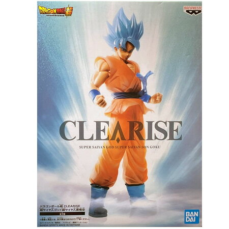 送料無料 ドラゴンボール超 CLEARISE 超サイヤ人ゴッド超サイヤ人 孫悟空 DRAGON BALL フィギュア アニメ プライズ バンプレスト グッズ 模型 おもちゃ