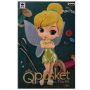 送料無料 Disney Characters Q posket Tinker Bell 通常カラー ティンカーベル ディズニー フィギュア キューポス アニメ プライズ バンプレスト グッズ 模型 おもちゃ