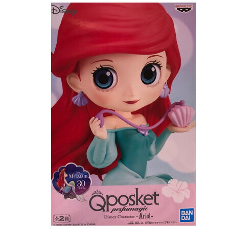 送料無料 Q posket perfumagic Disney Character Ariel レアカラー アリエル ディズニー フィギュア キューポス アニメ プライズ バンプレスト グッズ 模型 おもちゃ