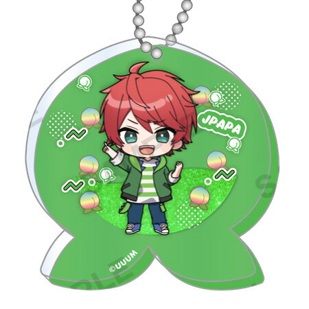 送料無料 カラフルピーチ グリッターホログラムキーホルダー じゃぱぱ 単品 からぴち ガチャ キャラ グッズ ストラップ カプセル 誕プレ レア フィギュア ご当地