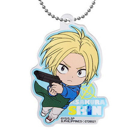 送料無料 TVアニメ SAKAMOTO DAYS アクリルチャーム 朝倉 シン 単品 あさくら しん サカモトデイズ ガチャ グッズ ストラップ キーホルダー カプセル 誕プレ レア フィギュア ご当地