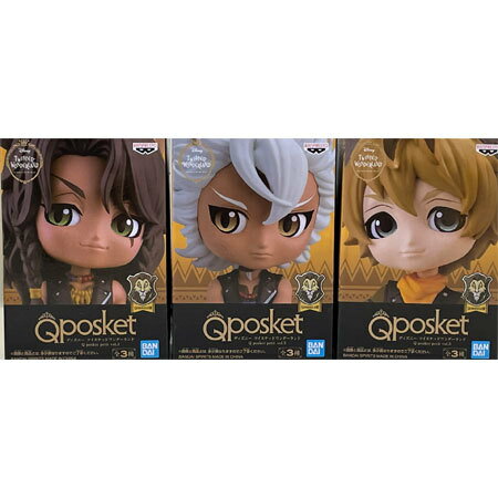 送料無料 ディズニー ツイステッドワンダーランド Q posket petit vol.3 全3種セット フィギュア サバナクロー寮 ラギー・ブッチ・レオナ・キングスカラー・ジャック・ハウル 3種セット ツイステ Ruggie Bucchi Leona Kingscholar Jack Howl ともぬい プチ