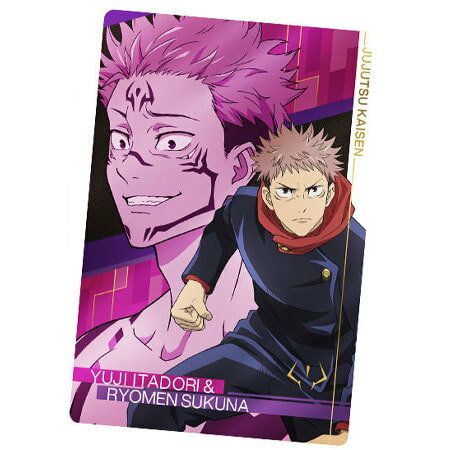 送料無料 呪術廻戦 ウエハース2 No.22 SP 虎杖 悠仁 両面 宿儺 金色ホロ箔押し スペシャルレアカード いたどり りょうめん じゅじゅつかいせん 第2弾 呪術 バンダイ ガードダス ジャンプ グッズ ストラップ カプセル ガチャ 誕プレ レア フィギュア ご当地 食玩 クリアカード