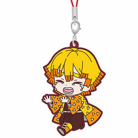 送料無料 鬼滅の刃 滅！ カプセルラバーマスコット 9 我妻 善逸 単品 あがつま ぜんいつ ガチャ きめつ アニメ キャラ グッズ 毀滅 柱 ストラップ カプセル 誕プレ レア フィギュア ご当地