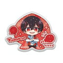 送料無料 カラフルピーチキラぷるステッカー ゆあんくん 単品 からぴち デコシール ハート Heart キャラ ガチャ グッズ ストラップ カプセル 誕プレ レア フィギュア ご当地