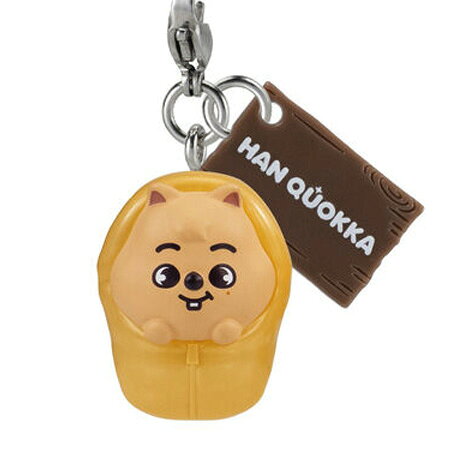 送料無料 SKZOO めじるしアクセサリー ソロキャンプ HAN QUOKKA 単品 ハン クオッカ ガチャ カプセル キャラ グッズ 誕プレ レア フィギュア ご当地