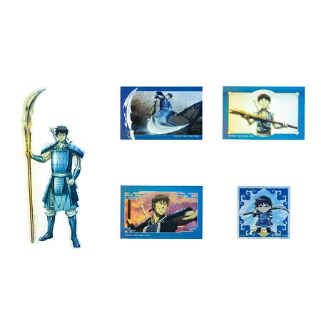 送料無料 一番くじ 春秋戦国大戦キングダム The Animation 知と武の両輪 I賞 ホログラムステッカーセット 信 単品 しん アニメ キャラ グッズ レア