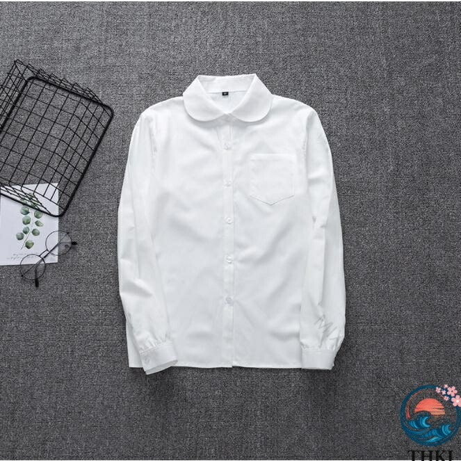 スクールシャツ 長袖 学生服 女子 ワイシャツ スクール ブラウス 制服 シャツ 丸襟 高校生 中学Color白Size:XS/S/M/L/XL/XXL/3XL/4XL/5XL(お詳しくはサイズ表図をご参考迄くださいませ。）素材：ポリエステル★中国製※サイズはロット生産である為、また採寸方法の異なり等により、1~3CMの誤差が生じる場合がございます。※機械による生産過程におきまして、どうしても生地を織る際の糸の継ぎ目や多少のほつれ、または色ムラなどが生じている場合がございます。※出荷の際にパッキング及び物流運送の都合により多少シワがつく場合がございます。予めご了承くださいませ。 .スクールシャツ、長袖、学生服、女子、ワイシャツ、スクールブラウス、丸襟、高校生、中学、秋用、制服対応、学校指定、通学着、快適素材、一年中、通学、学生ブラウス、制服シャツ、白シャツ、通学服、学校生活、制服コーデ、人気、おすすめ、ランキング。毎日の通学に合わせやすい定番アイテムです。。 指定された配送時間は承っておりません。【MIXNA - 楽天市場店】