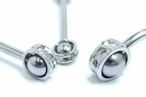 ボディピアスデコパーツ（リング） サージカルステンレス 14G用 16G用 18G用 ネジボール用カスタムパーツ デコレーション ボディピアス キャッチ用パーツ バーベル用 サーキュラー用 ラブレット用 バナナバーベル用