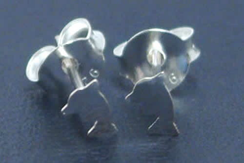 プチドルフィンスタッドピアス/1ペア販売 両耳 イルカ シンプル 小さい 可愛い ミニ シルバー925 スターリングシルバー 銀 高級 オリジナル シルバーピアス メンズ レディース 耳 軟骨 20G 20ゲージ おもしろ 個性的 ユニーク 面白