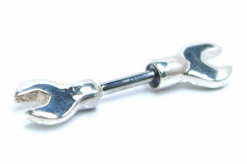 スパナバーベル 16G 16ゲージ ヘリックス...の紹介画像2