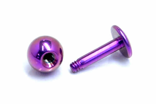 [ 14G 紫色 チタングレード23 ボディピ...の紹介画像3