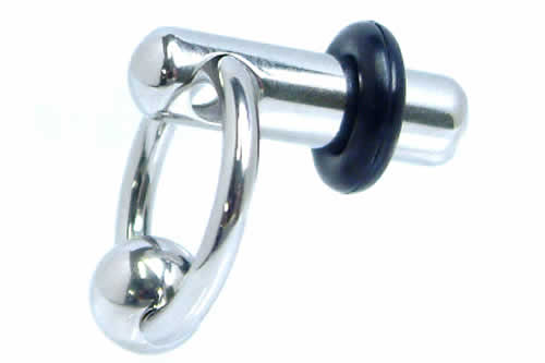 [ 6G 個性的 コラボ ボディピアス] プラグッチ（キャプティブビーズリング 16G ） 6ゲージ 6Ga ボディーピアス サージカルステンレス316L メンズ レディース 16ゲージ キャプティブリング ゴムキャッチ ボディーピアス オモシロ ラバーキャッチ 耳 軟骨 ホールトゥピアス