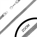 4.3mmメッシュステンレスチェーン ステンレスネックレス サージカルステンレス316L メンズ レディース ネックレスチェーン チョーカー プレゼント ギフト...