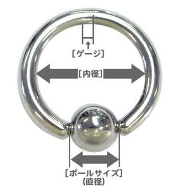 ［12G 高品質 チタングレード23］ パープルチタンキャプティブビーズリング 12ゲージ 定番 チタン製ハイポリッシュ ボディピアス メンズ レディース ファーストピアス セカンド ニッケルフリー 軟骨 へそピアス ヘリックス トラガス リング型 紫色 内径 大きい 小さい
