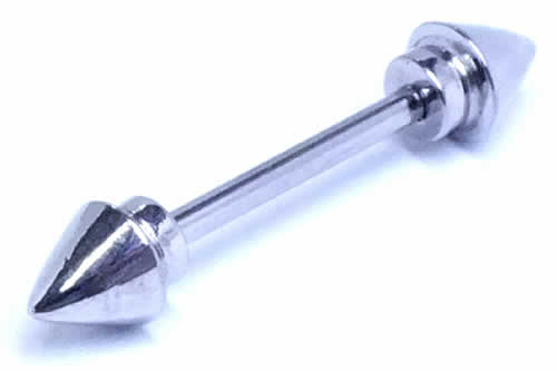 ロケットのような先鋭なフォルムのパーツをセットしたバーベル型ボディピアス。コーンでもないシンプルだけど、いつもとは違うコーディネートが楽しめるボディピアスです。宇宙が大好きな兄弟にお奨めです。内径サイズも選べて両側ネジタイプなので、装着も簡...