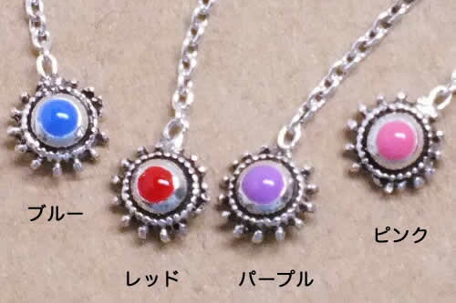 Rakuten - サンフレアストーンアメリカンピアス 1ペア 両耳 シルバーピアス シルバー925 スターリングシルバー メンズ レディース 揺れる 22G 22ゲージ チェーンピアス 本物 銀のピアス エスニック ボヘミアン ブルー ピンク パープル レッド アジアン インディアンジュエリー 太陽