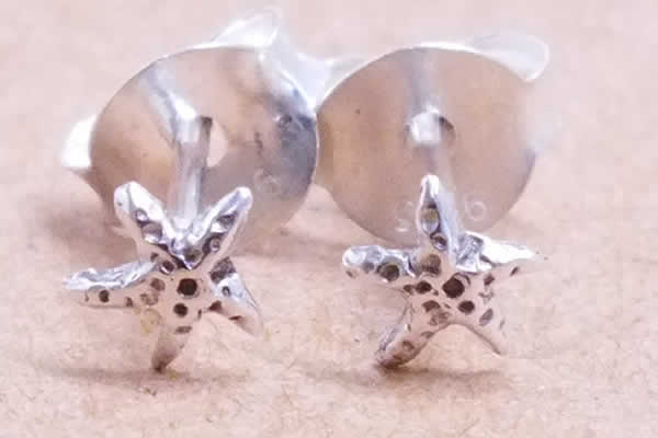 ドットスタースタッドピアス1ペアシ...