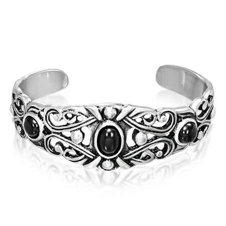 チェスター ステンレス バングル アームレット 腕輪 サージカルステンレス316L メンズ レディース 腕輪 手首 アクセサリー 二の腕 フリーサイズ 腕 ブレ...