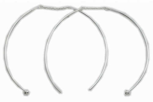 レインボーアーチアメリカンピアス 1ペア シルバーピアス シルバー925 スターリングシルバー レディース 揺れる 22G 22ゲージ チェーンピアス 高級 本物 銀のピアス 結婚式 パーティ 2次会 披露宴 ウエディングジュエリー プレゼント ギフト クリスマス 手作り 長い ロング