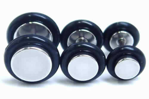 ストーン付き へそピアス クリアクロス