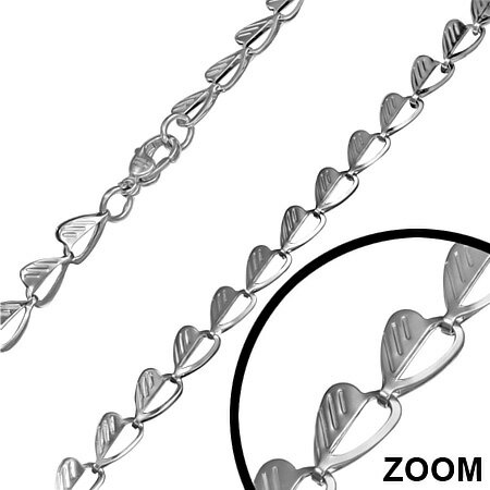 6.0mmラブハート ステンレスチェーン ステンレスネックレス サージカルステンレス316L メンズ レディース ネックレスチェーン チョーカー プレゼント ギ...
