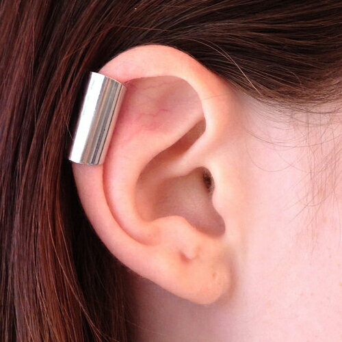 ロングイヤーカフ 1個販売 メンズ レディース はさむ 挟む 軟骨 イヤリング イヤークリップ 耳 フェイクピアス イヤカフ シンプル 長い ノンホールピアス ...