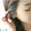 バルーンパールバックキャッチピアス/1個販売 結婚式 発表会 入学式 卒業式 ステンレスピアス 真珠 ジャケットピアス 金色 ゴールド 20G 20ゲージ サージカルステンレス レディース キャッチピアス 耳たぶ クリスタル ジルコニア 耳たぶ