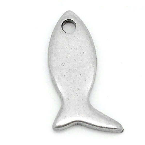 サカナくんステンレスパーツ フィッシュ サカナ 魚 サージカルステンレス316L ペンダント トップ ネックレス パーツ ステンレス ピアス ブレスレット アク...