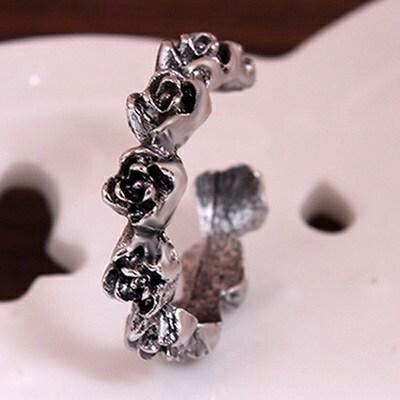 ローズトゥリング 薔薇 バラ フラワー 花 足の指輪 トーリング 足のリング フォークリング ピンキーリング フリーサイズ レディース メンズ チップリング ミ...