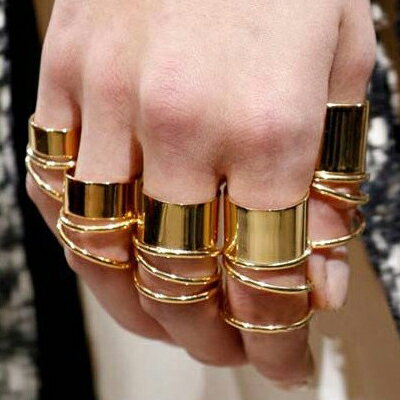 ドリーム ファランジリング 9本セット 指輪 チップリング メンズ レディース フォークリング ミディリ..