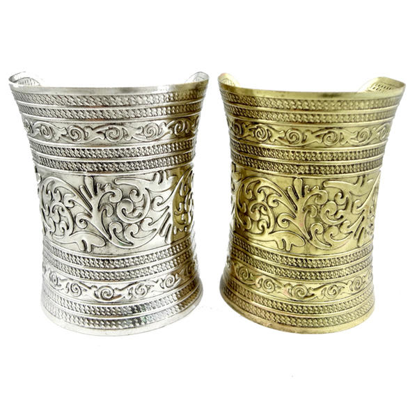 ボヘミアンロング バングル アームレット 腕輪 ブレスレット 二の腕 にのうで 腕に巻く 手首に巻く アクセサリー 手 インディアンジュエリー ボヘミアン シル...