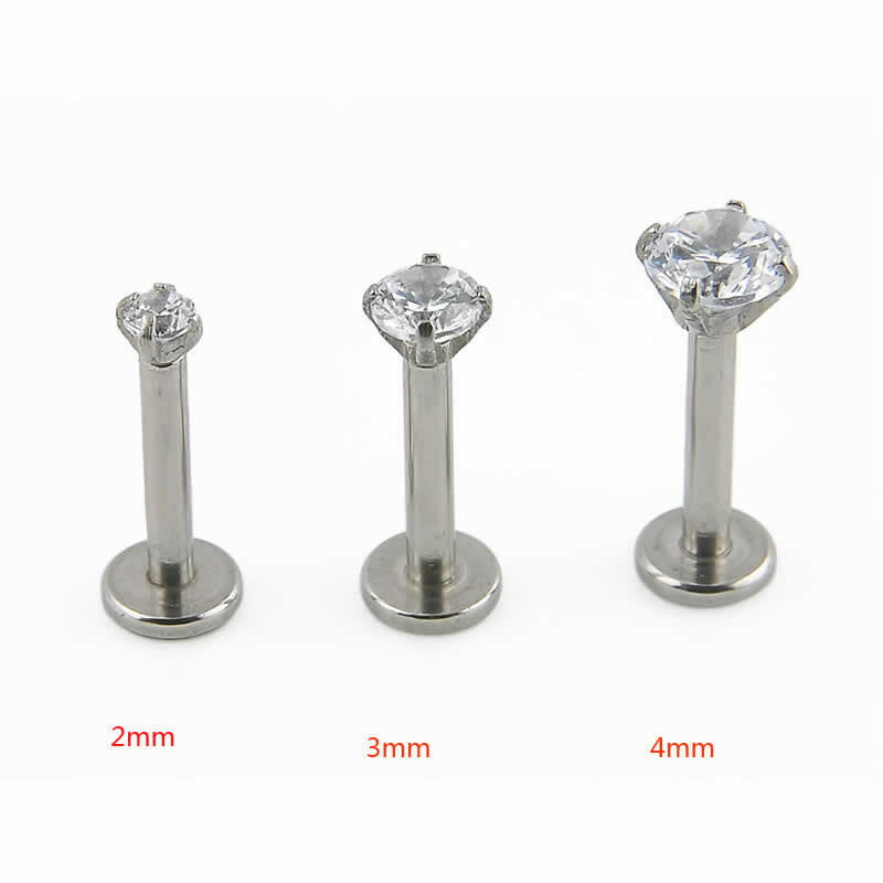 激安 アウトレット [16G 内ネジ 立て爪]ラブレット スタッド インターナル 16ゲージ キュービックジルコニア ヘリックス ボディピアス サージカルステンレス316L メンズ レディース 軟骨 ヘリックス トラガス 耳 ファーストピアス セカンドピアス 立爪 たて爪 クリスタル