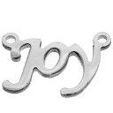 メッセージステンレスパーツ(Joy)ジョイ 英語 アルファベット メッセージ サージカルステンレス316L ペンダント トップ ネックレス ボディピアス ピアス...