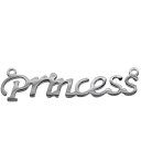 メッセージステンレスパーツ（Princess）プリンセス 英語 アルファベット メッセージ サージカルステンレス316L ペンダント トップ ネックレス ボディピアス ピアス ブレスレット アクセサリー チャーム DIY イヤリング アンクレット メンズ レディース プレゼント