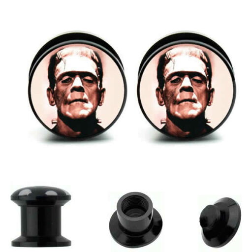 アクリルタッパーフレア(フランケンシュタイン) 2ゲージ 2G 0ゲージ 0G 00ゲージ 00G 12.0mm 12mm ボディピアス メンズ レディース 金属アレルギーなし 耳 ネジタイプ プラスティック製 樹脂 プラグ ボディーピアス ネジ式 ネジタイプ ブラック おもしろ 面白 アクリルタッパーフレア(フランケンシュタイン) 2ゲージ 2G 0ゲージ 0G 00ゲージ 00G 12.0mm 12mm ボディピアス メンズ レディース 金属アレルギーなし 耳 ネジタイプ プラスティック製 樹脂 プラグ ボディーピアス ネジ式 ネジタイプ ブラック おもしろ 面白