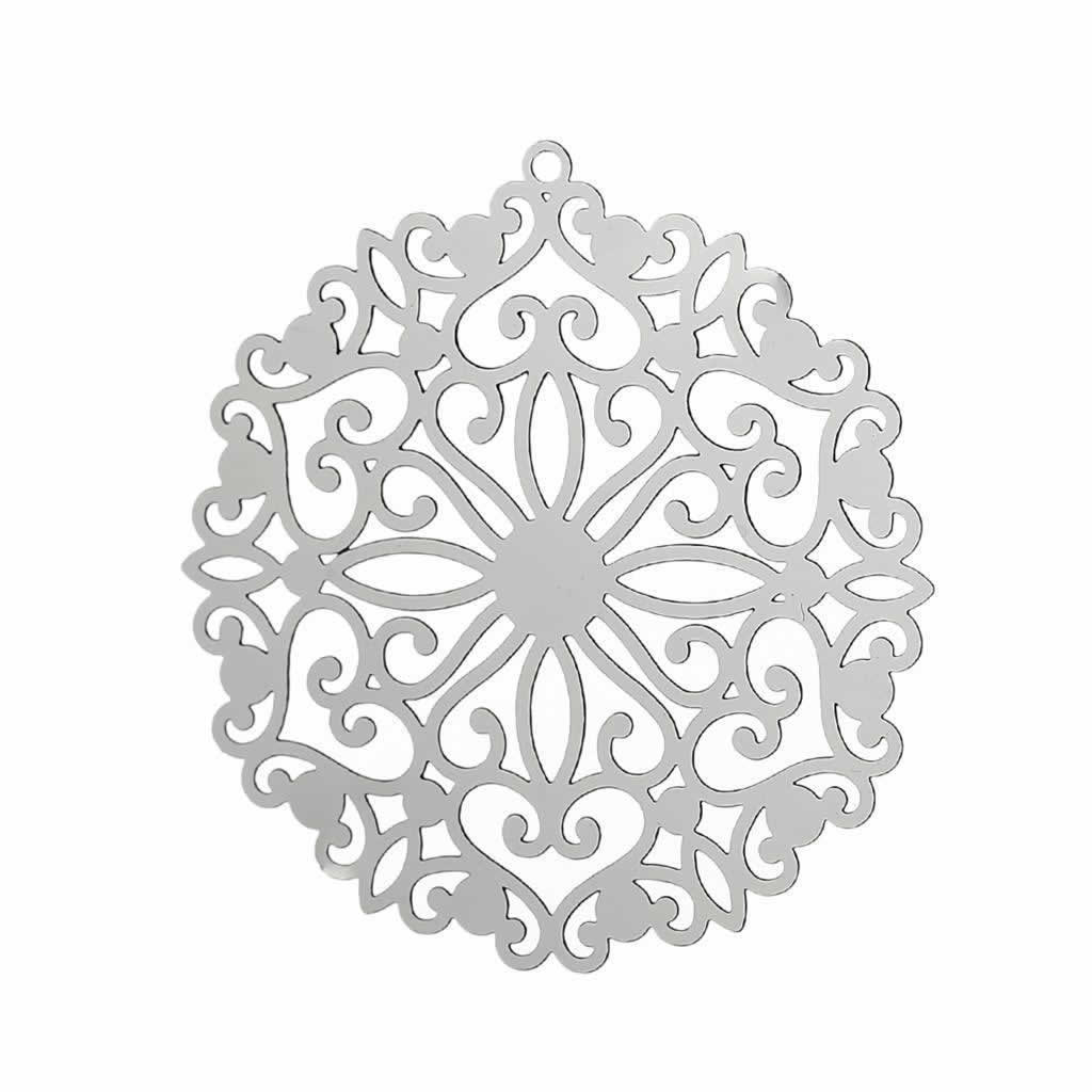 ステンレス素材のDIYステンレスパーツ。ピアスやネックレスのチャームパーツや、ブレスレットやアンクレットのパーツなど、アクセサリーのデコレーションやDIY、修理などに使える。しかも安心で丈夫なステンレス素材なので、高級感もあって低アレルギー...