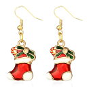 クリスマスステンレスピアス(靴下)/1個販売 くつした ソックス ブーツ サージカルステンレス316L アメリカンピアス フックピアス ステンレスピアス フック...